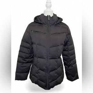 Calvin Klein Dark brown down feather puffer jacket